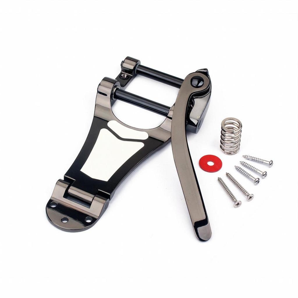 6 String Guitar Bridge Assembly with Tremolo Arm Replacement