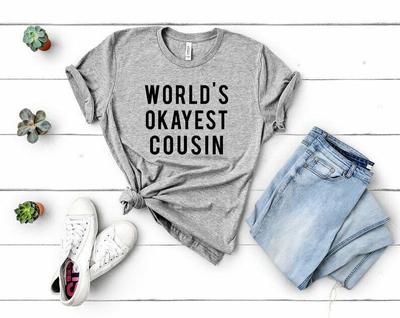 Camiseta Unisex Primo Mayor Camiseta Primo Pequeño Camiseta Primo Más o Menos Bueno del Mundo 366