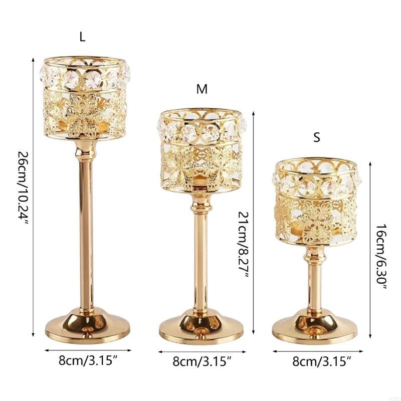 62KD Candlestick Decorative Metal Stands Holder Perfect for Parties and Wedding