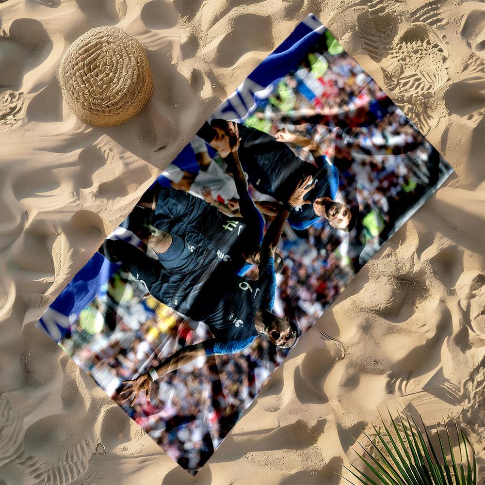 Man Player Celebrates Beach Towel High Absorbency & Quick-Dry Comfortable Lightweight
