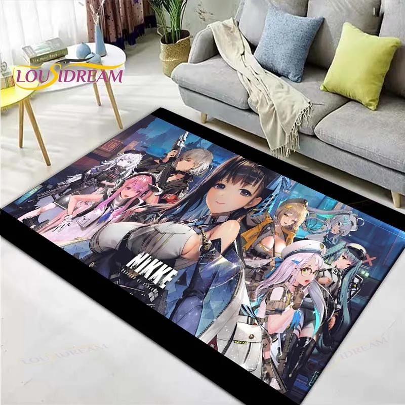 Hot Game Characters Nikke Goddess of Victory Carpet Outdoor Rug Area Rug Non-slip Carpet Bedroom Decor Carpet for Gift