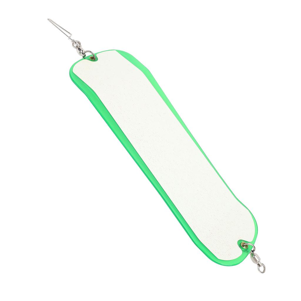 Fishing Flasher ABS Underwater Double Sided Luminous Swivel Diving Board Flasher for Sea Fishing