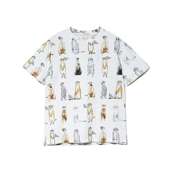 (Go Slow Caravan) Go Slow Caravan USA/C All Pattern Picture Book Short Sleeve T-Shirt (341925)