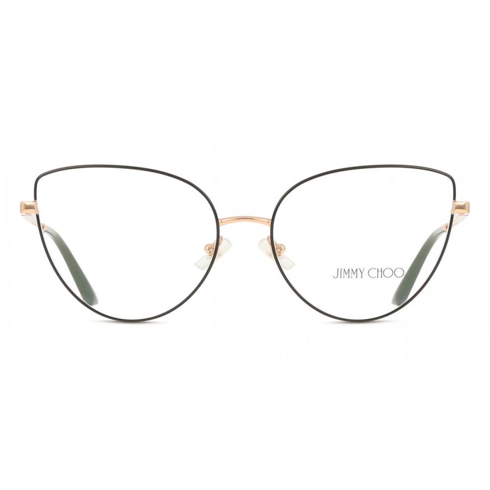 

Jimmy Choo Women S eyeglaSSeS Jc2008 3022 Rose Gold/Black/56-17-140