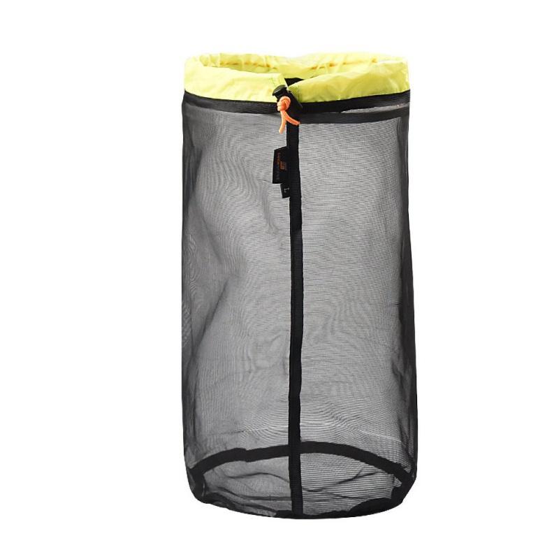 5 Color Outdoor Ultralight Mesh Storage Bag For Sports Camping Drawstring Storage Pack Hiking Travel Tools Compression Bags