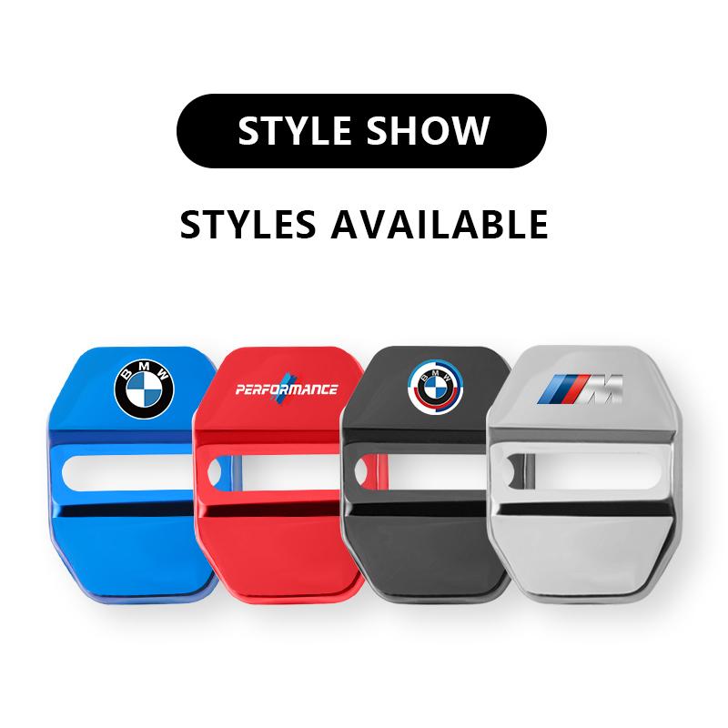 4Pcs BMW Car Door Lock Striker Cover Stainless Steel Protector For BMW G30 G32 G01 G02 G05 G06 G07 G26 G23 G22 F40 F20 G08 G16 PK2