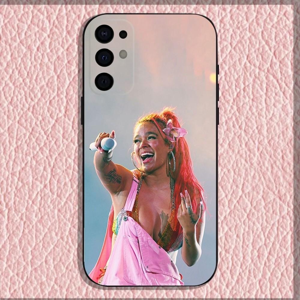 

Karol G Dibujos Animados Phone Case For Samsung S25,S24,S21,S22,S23,S30,Ultra,S20,Plus,Fe,Lite,Note,10,9,5G Black Cover Samsung S30Ultra5G