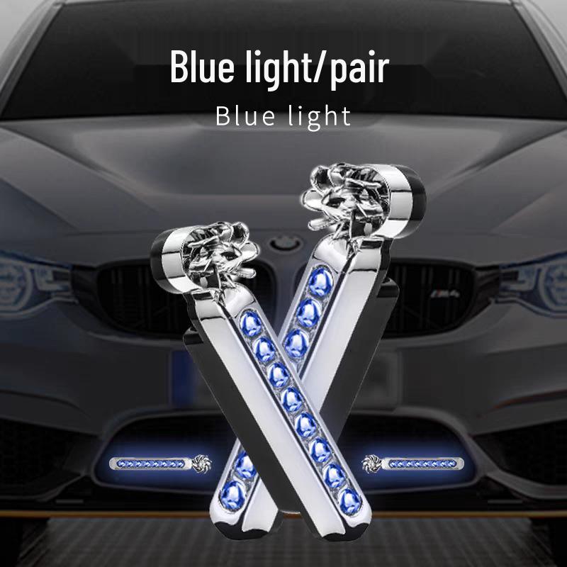 

Светодиодные дневные ходовые огни с питанием от ветра для автомобилей – Не требуется проводка Pair of Wind Power Lights синий