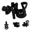 Alasum Cup Holder for Microphone Drink Plastic with Lightweight and Compact Ideal for Fixing Water Bottles and Cups Stands, Clamp-Type Holder,