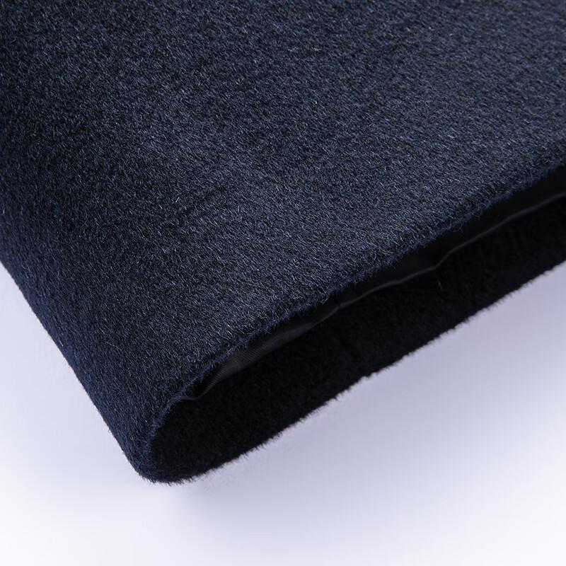 FAPAI Men's Business Cashmere Wool Blend Long Coat