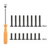 Metal Screws Kit for Steam-Deck Gamepad Rear Case Screws Set with Screwdriver
