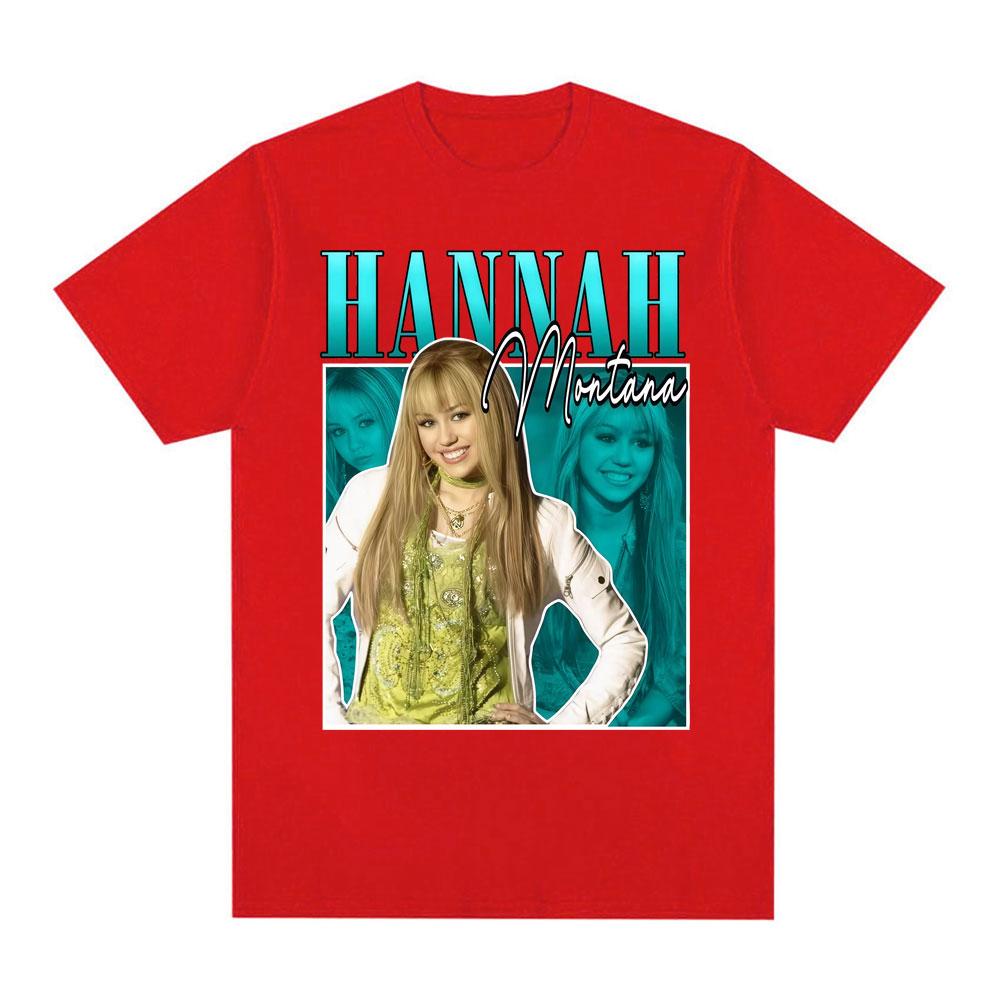 Hannah Montana 90s Vintage Graphics Tee Shirt Unisex Women Clothing Harajuku High Street Tshirt Fashion Casual 100 Cotton T Shirt