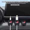 Magnetic Protector Cable Clip Organizer USB Charger Cable Holder Cable Management For Toyota GRsport Yaris Corolla Rav4 CHR