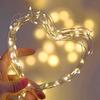 Lichterkette, sicher, wasserdicht, Kupferdraht, Lichterkette für Weihnachtsdekoration