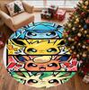 Pokemon Pattern Round Rug, Indoor/Outdoor Mat, for Picnic, Gameroom, Bedroom, Office, Living Room, Home Decor Carpet, Birthday Gift