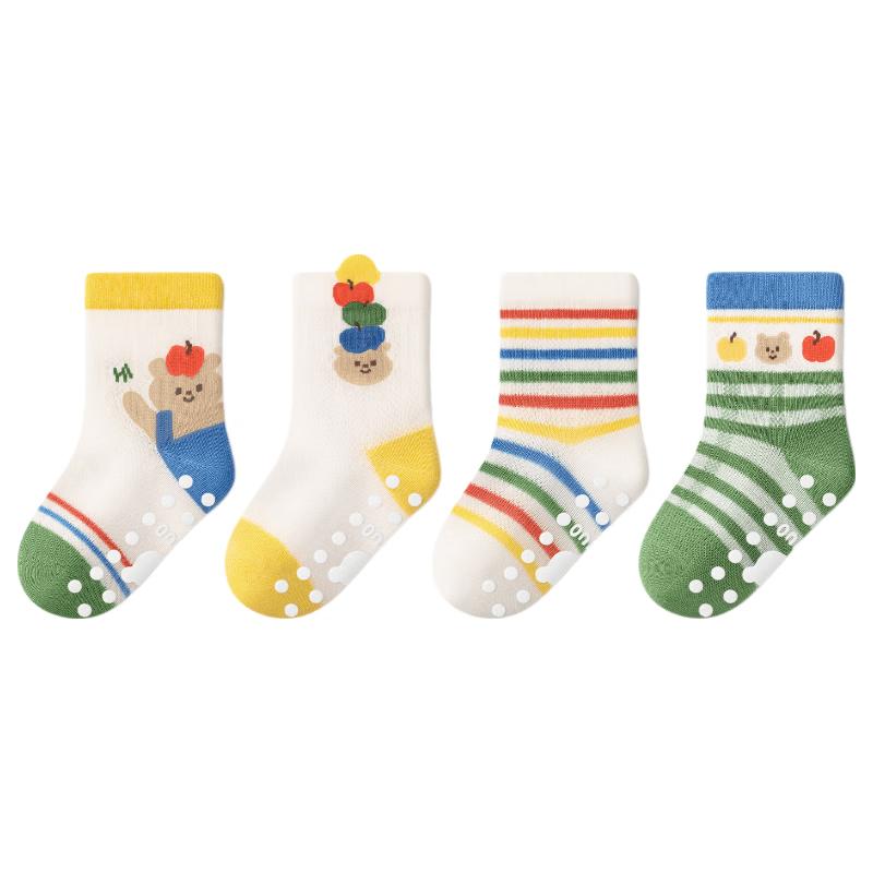 Niduo Bear Baby Anti-Slip Floor Socks -1