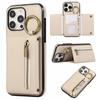 Ring Zipper Wallet Multi Card Flip Leather Case for iPhone 15 14 13 12 11 Pro Max XS MAX XR for Samsung S24 S23 S22 S21 S20 Ultra Plus A14 A13 A53 A54