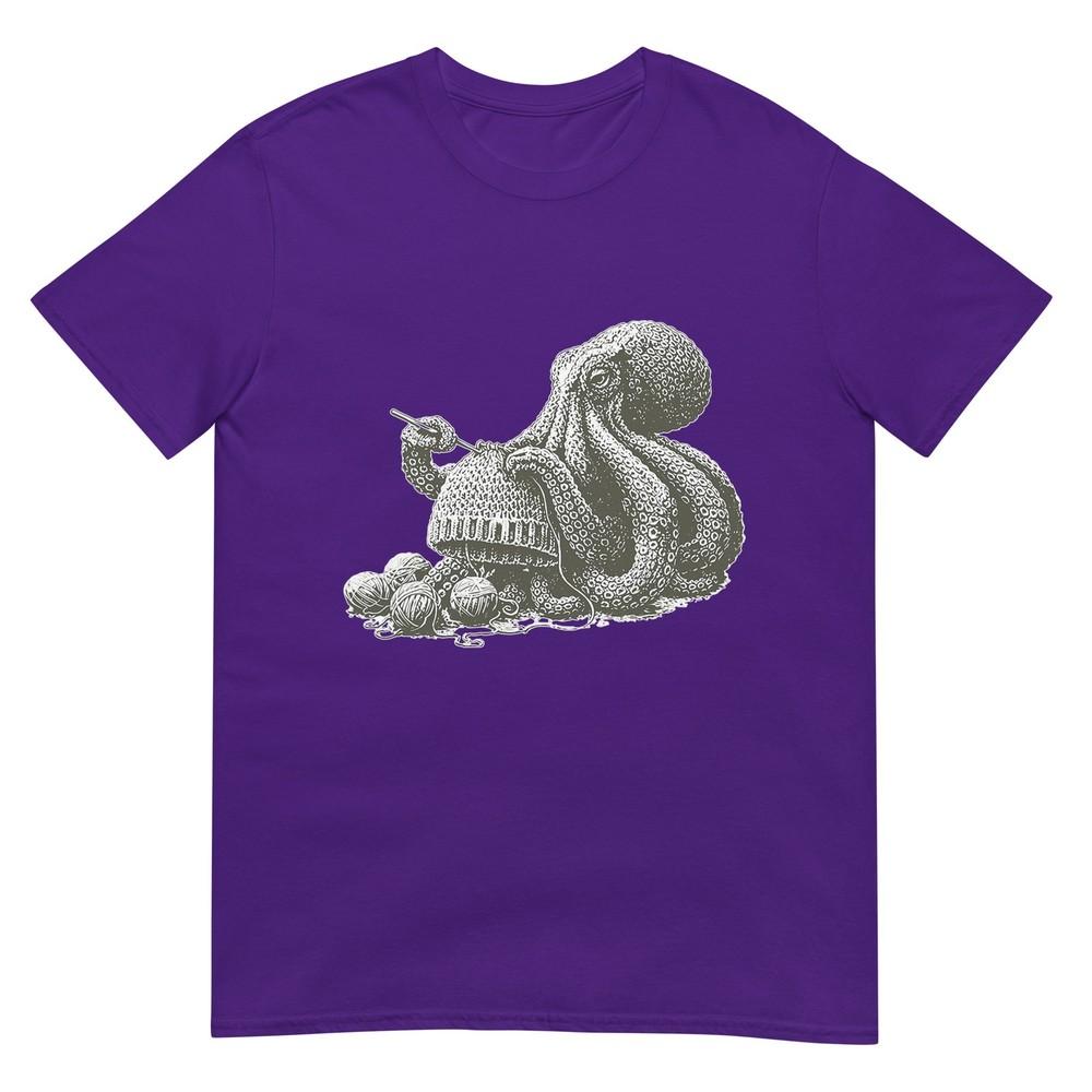 Crochetopus Octopus Crocheting Knitting Yarn Knitter Crochet Tshirt