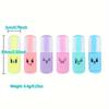 6pcs of Cute Mini Colorful Joyful Fluorescent Pens, Doodle Painting Hand Account Learning Colorful Expression Highlighter Pen Set