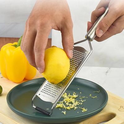 304 Stainless Steel Tube Handheld Cheese Baking Cheese Grater Lemon Zest Grater Garlic Vegetable Fruit Grinder Kitchen Gadget
