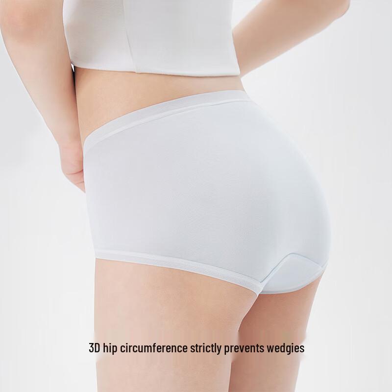 Women's Modal Seamless Breathable Mid-Waist Briefs Multi-Pack