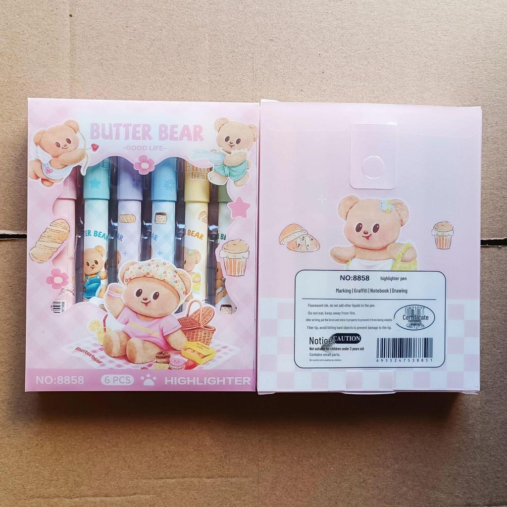 Capybara Highlighter Pen: Cute Colorful Journaling & Eye Protection Marker