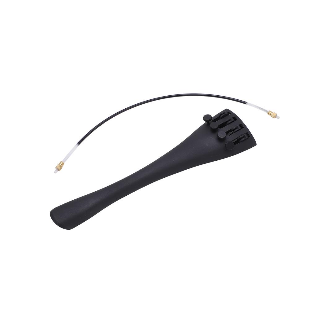44 Cello Tailpiece Carbon Fiber 4 Tuners String Board with Fine Tuning Nylon Tail Gut Parts