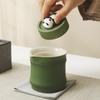 Portable Ceramic Panda Tea Set - Quick Brew Travel Teapot & Teacups, Ideal for Business Souvenir or Cultural Gift