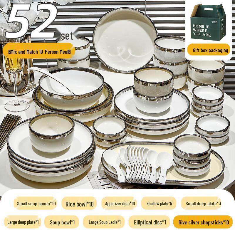 Naijiang Light Luxury Ceramic Dinnerware Set