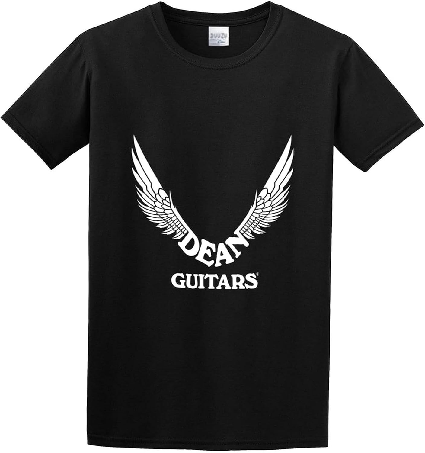 New Dean Guitars Logo Cotton Round Neck Shirt for Men 3XL чёрный