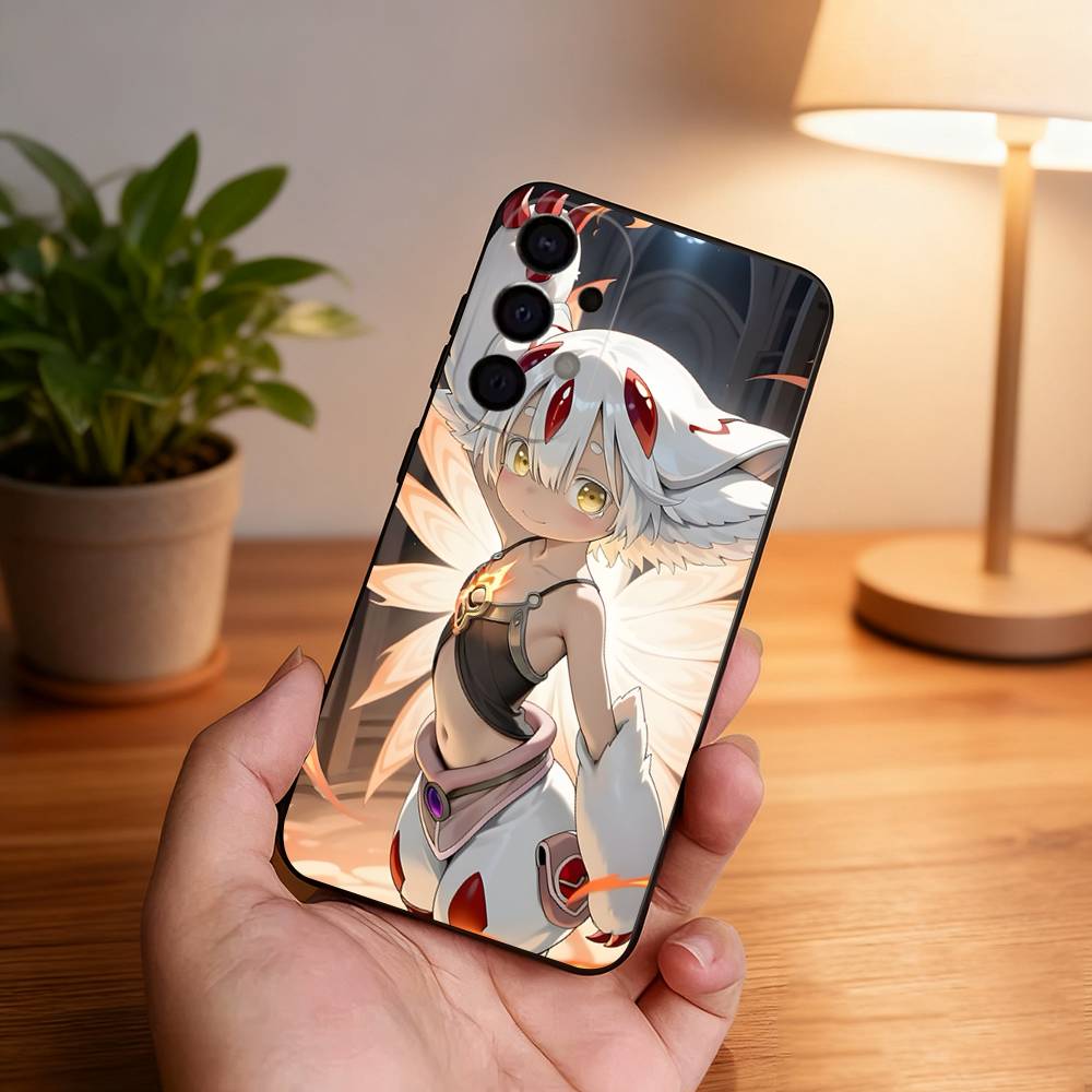 Anime Made In A-Abyss F-Faputa Phone Case For Samsung S25,S24,S21,S22,S23,S30,Ultra,S20,Plus,Fe,Lite,5G Black Cover