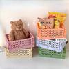 Mr.paper 6 Styles Plastic Stackable Foldable Stationary Holder Simple Cute Student Office Desktop Storage Stationery Organizer