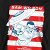 Captain America Childrens/Kids Sam Wilson American Flag Heather Hoodie