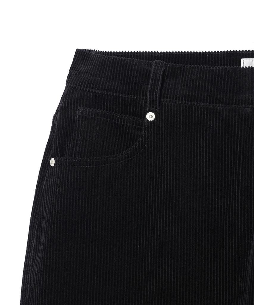 CRITIC Dyeing Corduroy Pants Black