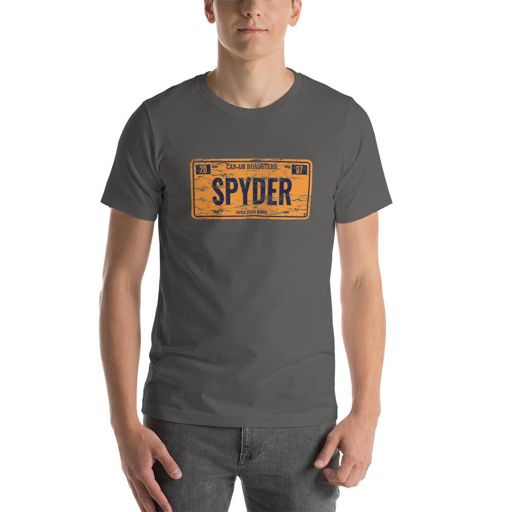 Can-Am Spyder Plate Short-Sleeve Unisex T-Shirt M