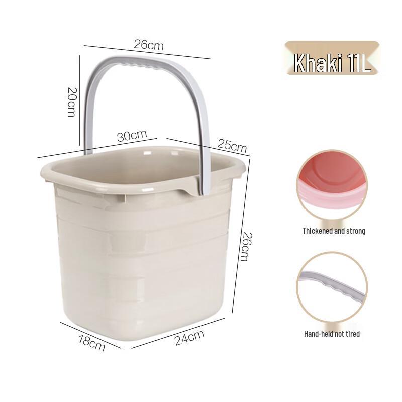 Durable Rectangular Portable Water Storage Bucket