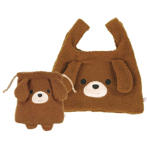 Skater Pompon's Dog Drawstring Bag, 25.5 x 20cm, ZKT1-A