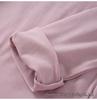 Modal Padded High Neck Long Sleeve Slimming T-Shirt with Built-in Bra for Women - Autumn/Spring.