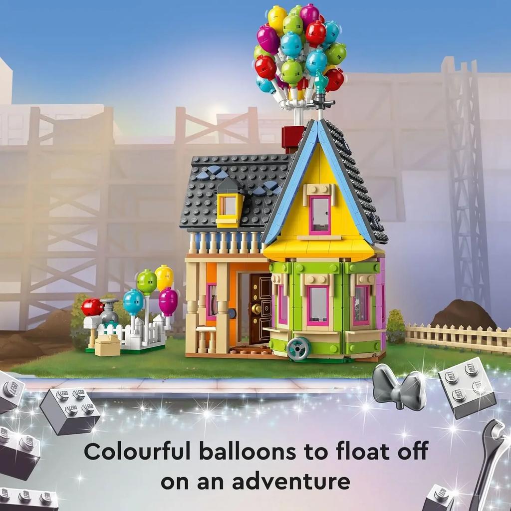 Up House Building Blocks Movie Travels Of Flying House Construction Model Kit Toys For Boys Birthday Gifts Home Decoration