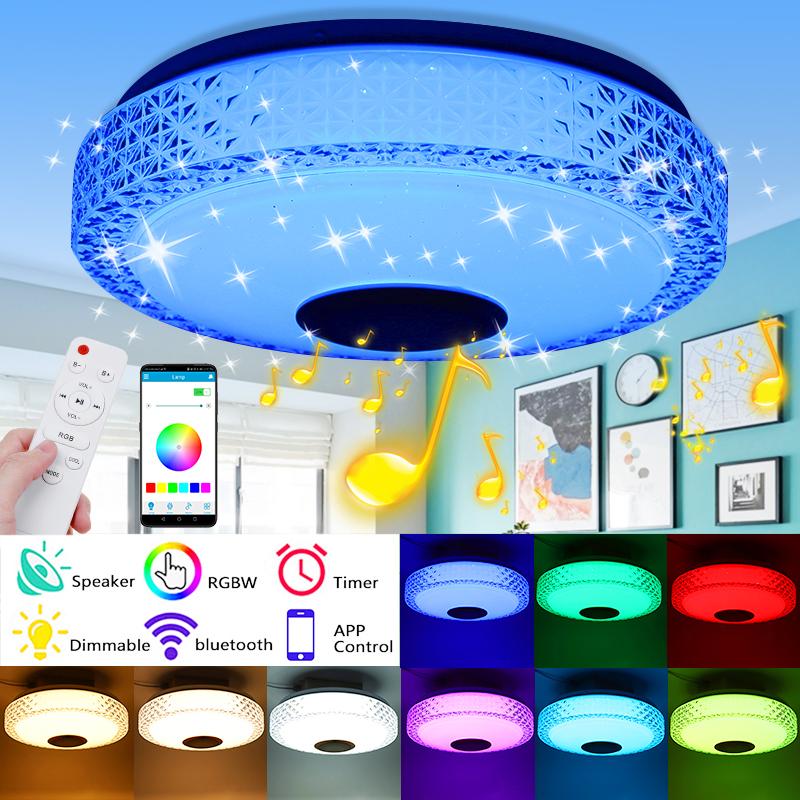30W RGB LED Plafoniera Soggiorno Telecomando Lampada Da Soffitto