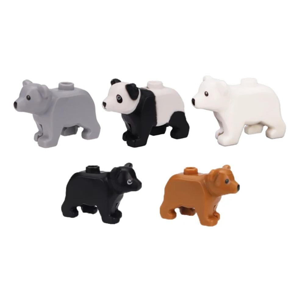 MOC ZOO Farma Zvířat Stavební Kostky Sova Ještěrka Chobotnice Veverka Prase Pes Kuře Kočka Holub Myš Vlk Králík Mini DIY Kostka K060