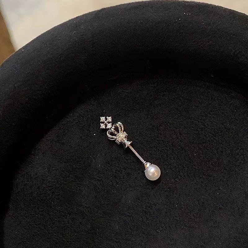 

1 шт. Корона Жемчуг Красное Сердце Спираль Гвоздик для Козелка Уха Серьги Y2K для Женщин Пирсинг Уха Ювелирный Подарок