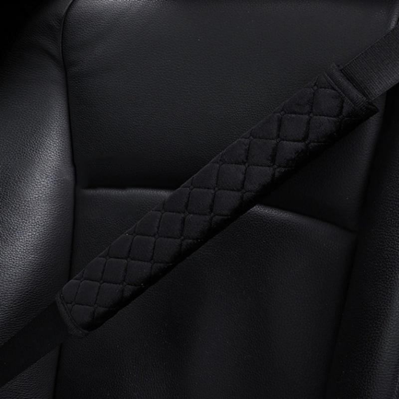 

Comfortable Car Padded Seat Belt Covers Universal Safety Belt Shoulder Pad For Adults Teens Auto Accessories Decoration чёрный