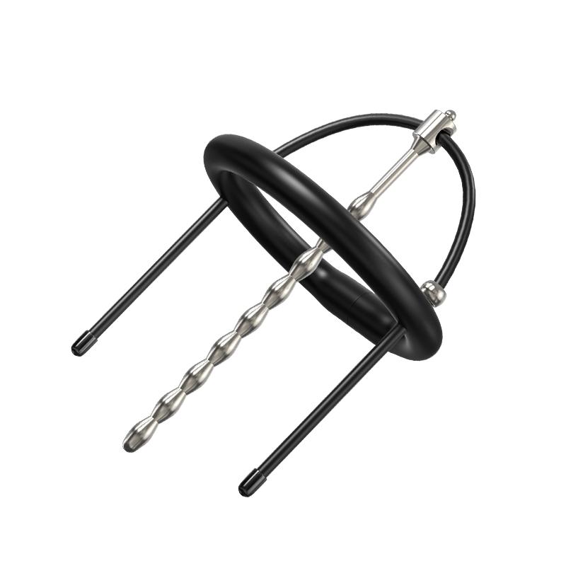 Elektrický šok Koňské oko Tyč Uretrální dilatátor Trenažér Penis Plug Stimulovat Cockring Žalud Mužská klec cudnosti Sex Vkládací hračky