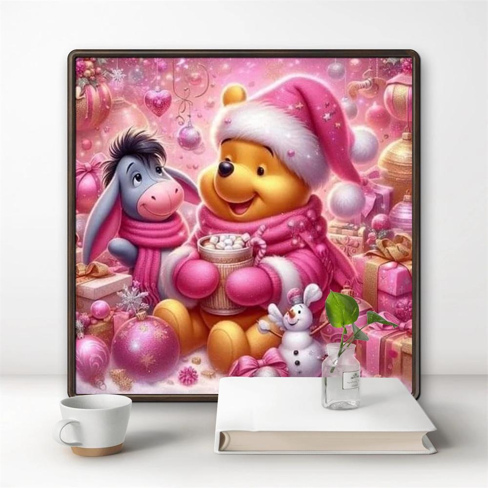 Disney Winnie The Pooh 5D Diamond Painting Full of Diamonds Handmade DIY Cartoon Decorative Painting Diamond Sticker Kit