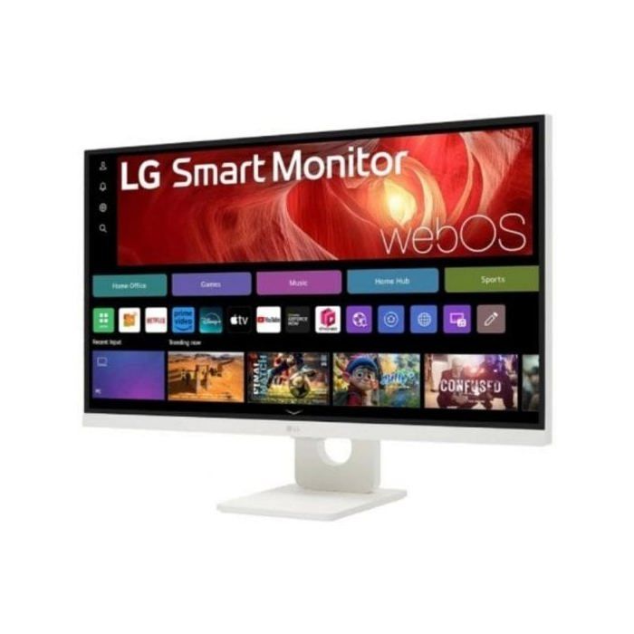 Monitor LG MyView 27U731SA-W 27" 4K 60Hz IPS Smart TV webOS HDR10 USB-C 65W White