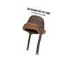 Fluffy Womens Bucket Hat Solid Color Ear Protection Caps Fashion Faux Mink Plush Hats  Winter