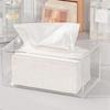 Practical-Acrylic Tissue Box Rectangular Transparent Tissue Box For Office, Home Bathroom Restaurant Lavatory Occasions