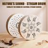 Soothing Water Sound Effect Drum Outdoor Percussion Instrument Sound Simulator for Garden and Meditation Session
