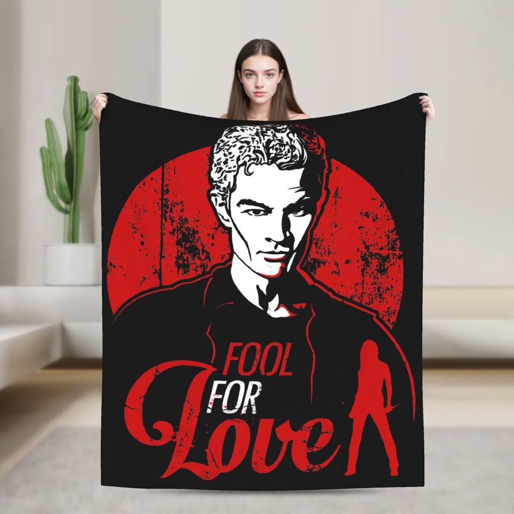 Fool for Love Buffy l'ammazzavampiri Coperte Plaid in Pile Corallo Coperte per Divano Esterno Biancheria da Letto Morbida Coperte,